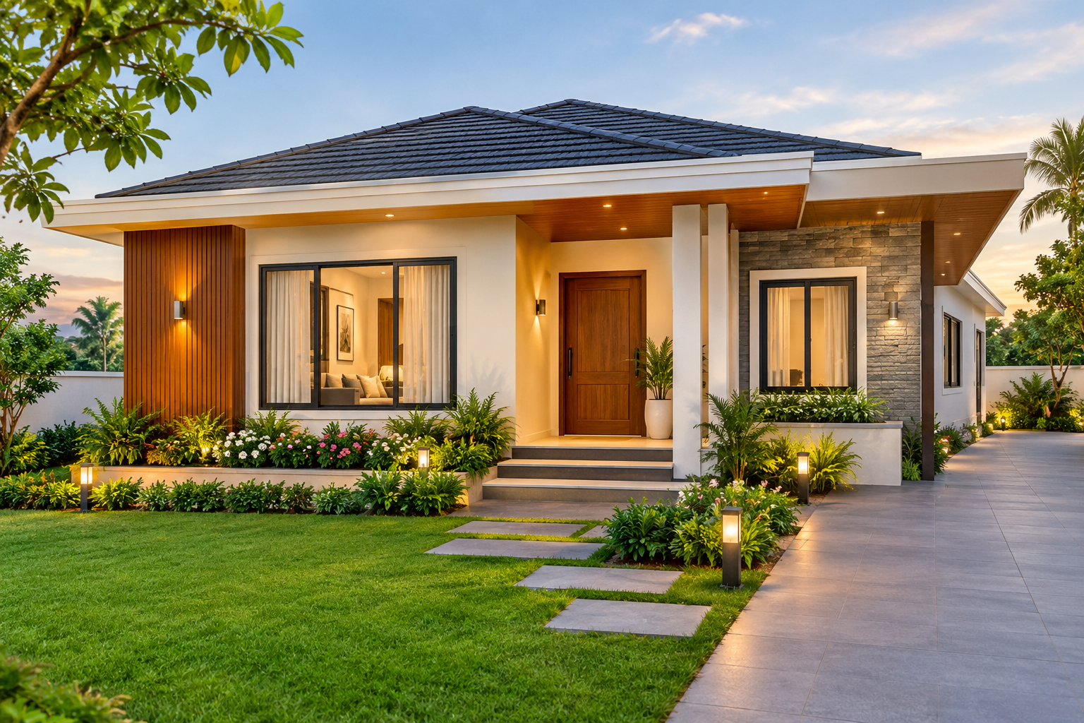 Single-Floor House Design